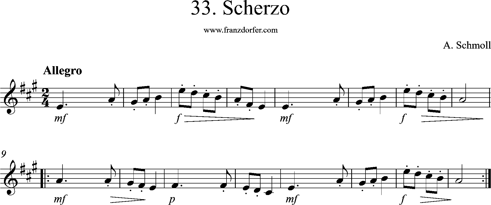 scherzo, A-Low